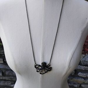 Octopus necklace bronze New